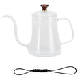 Glass Coffee Pot Swan Neck Thin Mouth Kettle HandMade Coffee Maker Pour Over Kettle(600 ml )