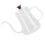 Glass Coffee Pot Swan Neck Thin Mouth Kettle HandMade Coffee Maker Pour Over Kettle(600 ml )