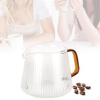 Coffee Cup High Borosilicate Transparent Thickened Tea Cup with Handle for Home Coffee Shop500ml