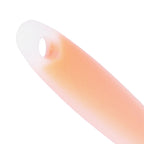 Oil Brush Heat Resistant Small Silicone Translucent Barbecue Cooking Seasoning BrushTransparent Orange