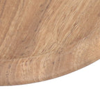 Wooden Pizza Tray Durable Round Serving Board with Handle Bread Food Dinner Plate for Restaurant Hotel