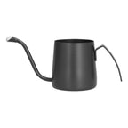 Coffee Pot Stainless Steel Long Narrow Spout Gooseneck Uncoated Tea Pot for Home Black250ml