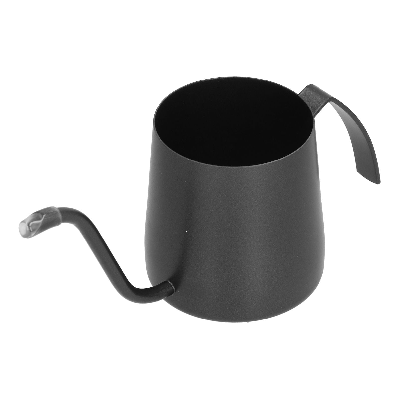 Coffee Pot Stainless Steel Long Narrow Spout Gooseneck Uncoated Tea Pot for Home Black250ml