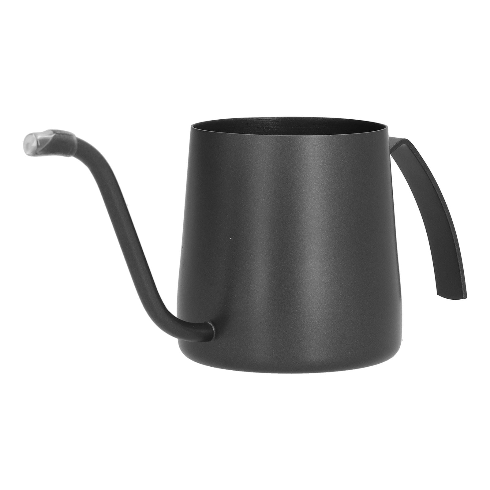 Coffee Pot Stainless Steel Long Narrow Spout Gooseneck Uncoated Tea Pot for Home Black350ml