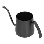Coffee Pot Stainless Steel Long Narrow Spout Gooseneck Uncoated Tea Pot for Home Black350ml