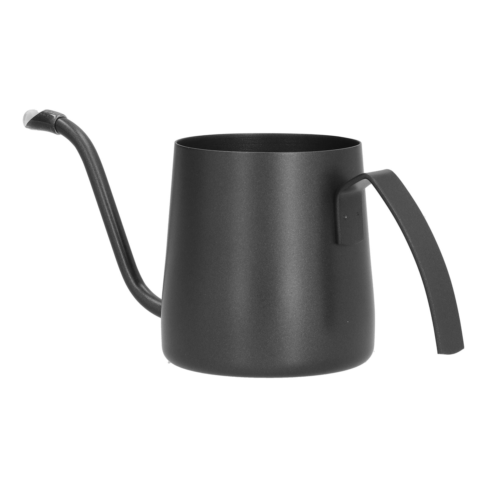 Coffee Pot Stainless Steel Long Narrow Spout Gooseneck Uncoated Tea Pot for Home Black350ml