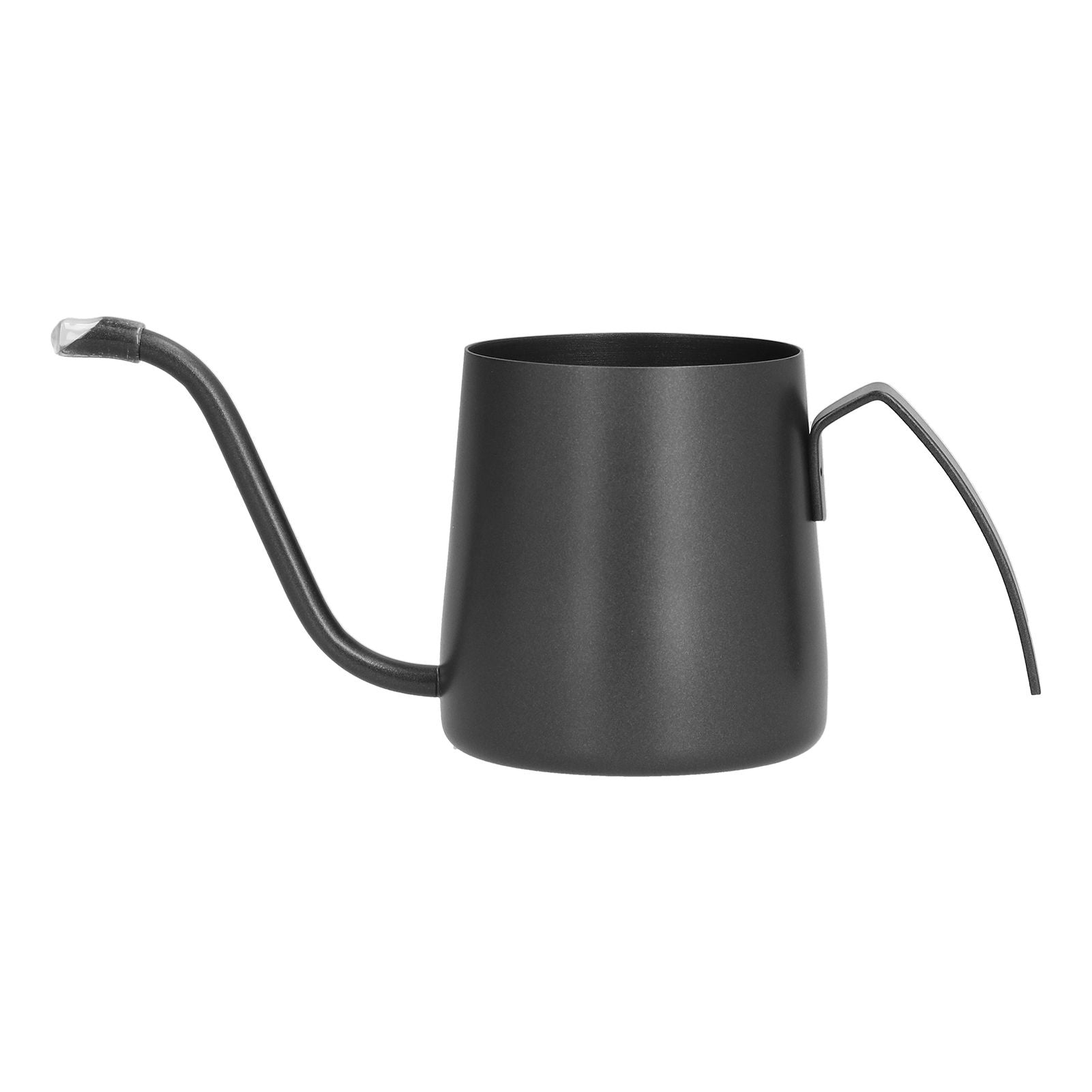 Coffee Pot Stainless Steel Long Narrow Spout Gooseneck Uncoated Tea Pot for Home Black350ml