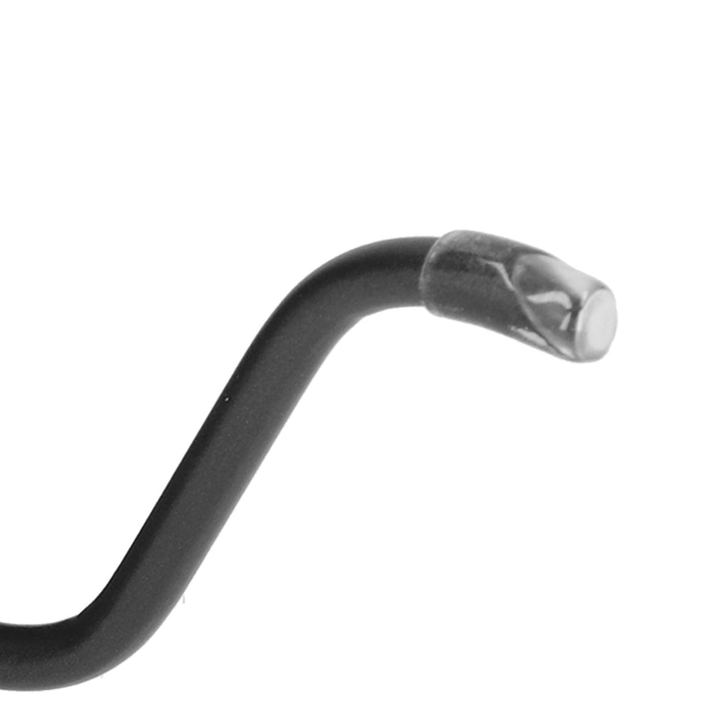 Coffee Pot Stainless Steel Long Narrow Spout Gooseneck Uncoated Tea Pot for Home Black350ml