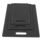 3Pcs Cutting Board Set Imitation Marble Pattern DoubleSided Chopping Board Kitchen Accessory(Black )