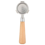 Coffee Bottomless Portafilter Stainless Steel Filter Holder Basket Replacement Tool Coffee Machine Accessory51mm Beech