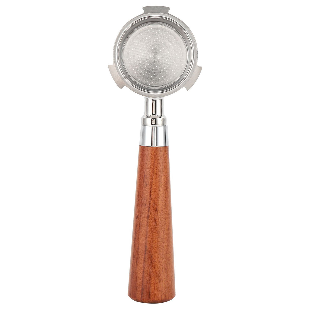 Coffee Bottomless Portafilter Stainless Steel Filter Holder Basket Replacement Tool Coffee Machine Accessory51mm Rosewood