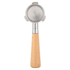 Coffee Bottomless Portafilter Stainless Steel Filter Holder Basket Replacement Tool Coffee Machine Accessory54mm Beech