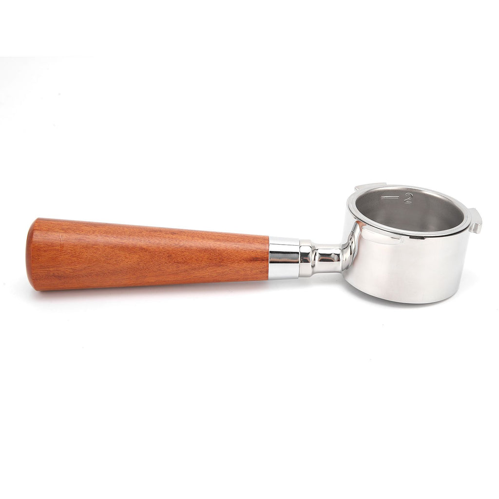 Coffee Bottomless Portafilter Stainless Steel Filter Holder Basket Replacement Tool Coffee Machine Accessory54mm Rosewood