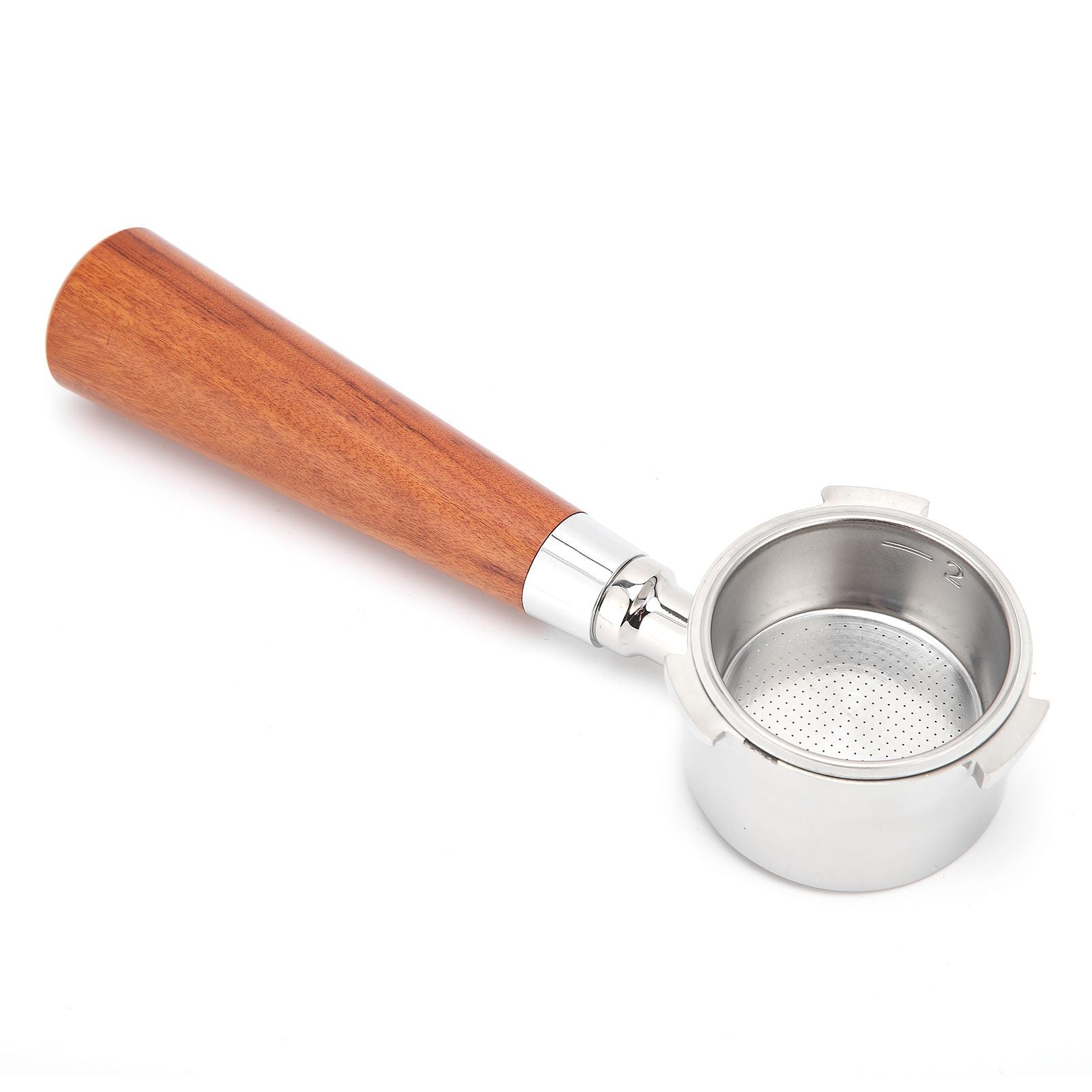 Coffee Bottomless Portafilter Stainless Steel Filter Holder Basket Replacement Tool Coffee Machine Accessory54mm Rosewood