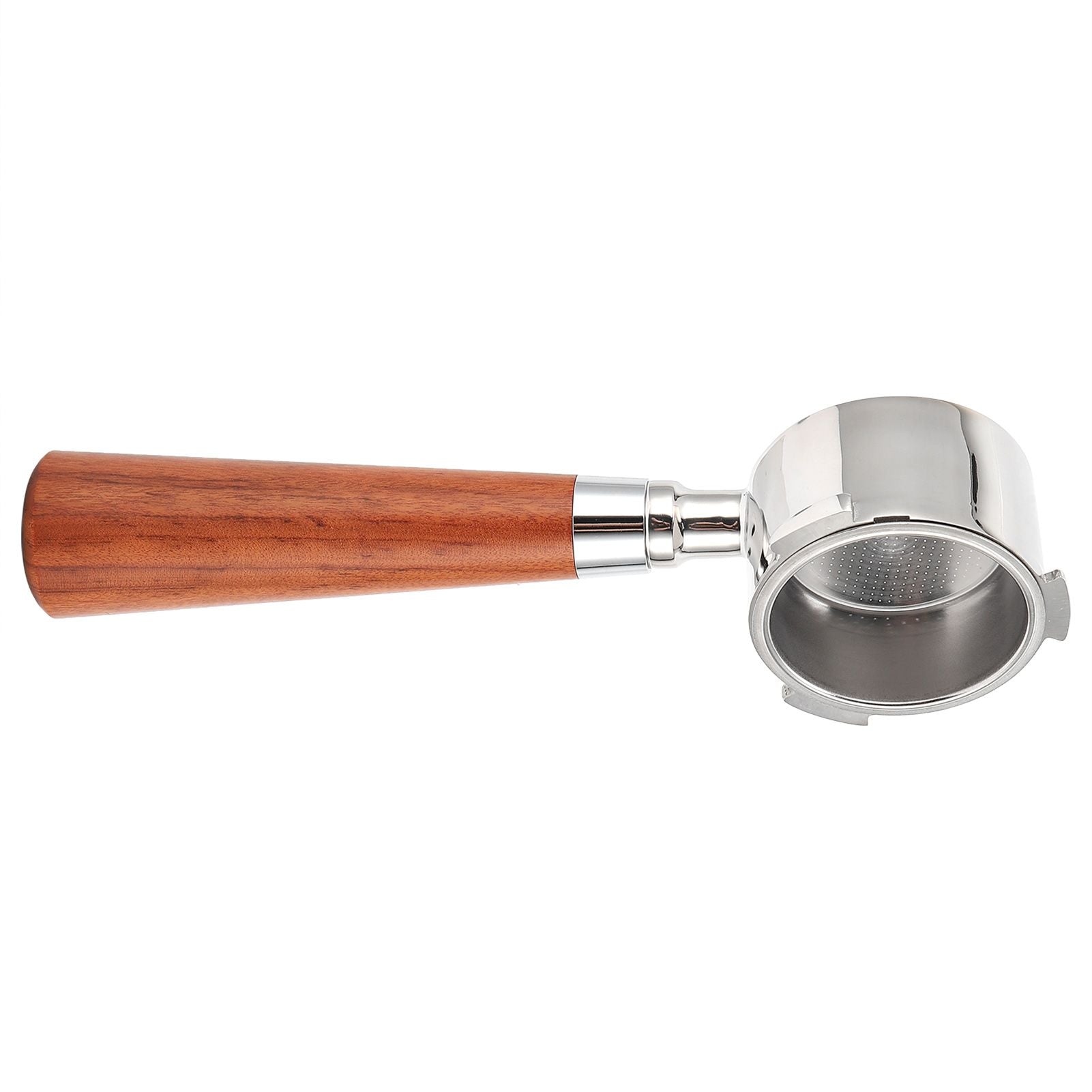 Coffee Bottomless Portafilter Stainless Steel Filter Holder Basket Replacement Tool Coffee Machine Accessory54mm Rosewood
