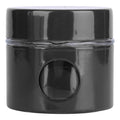 Coffee Bean Container Iron Glass Mini Sealed Jar Kitchen Storage Tank for Beans TeaBlack