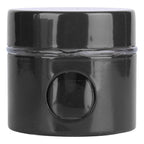 Coffee Bean Container Iron Glass Mini Sealed Jar Kitchen Storage Tank for Beans TeaBlack