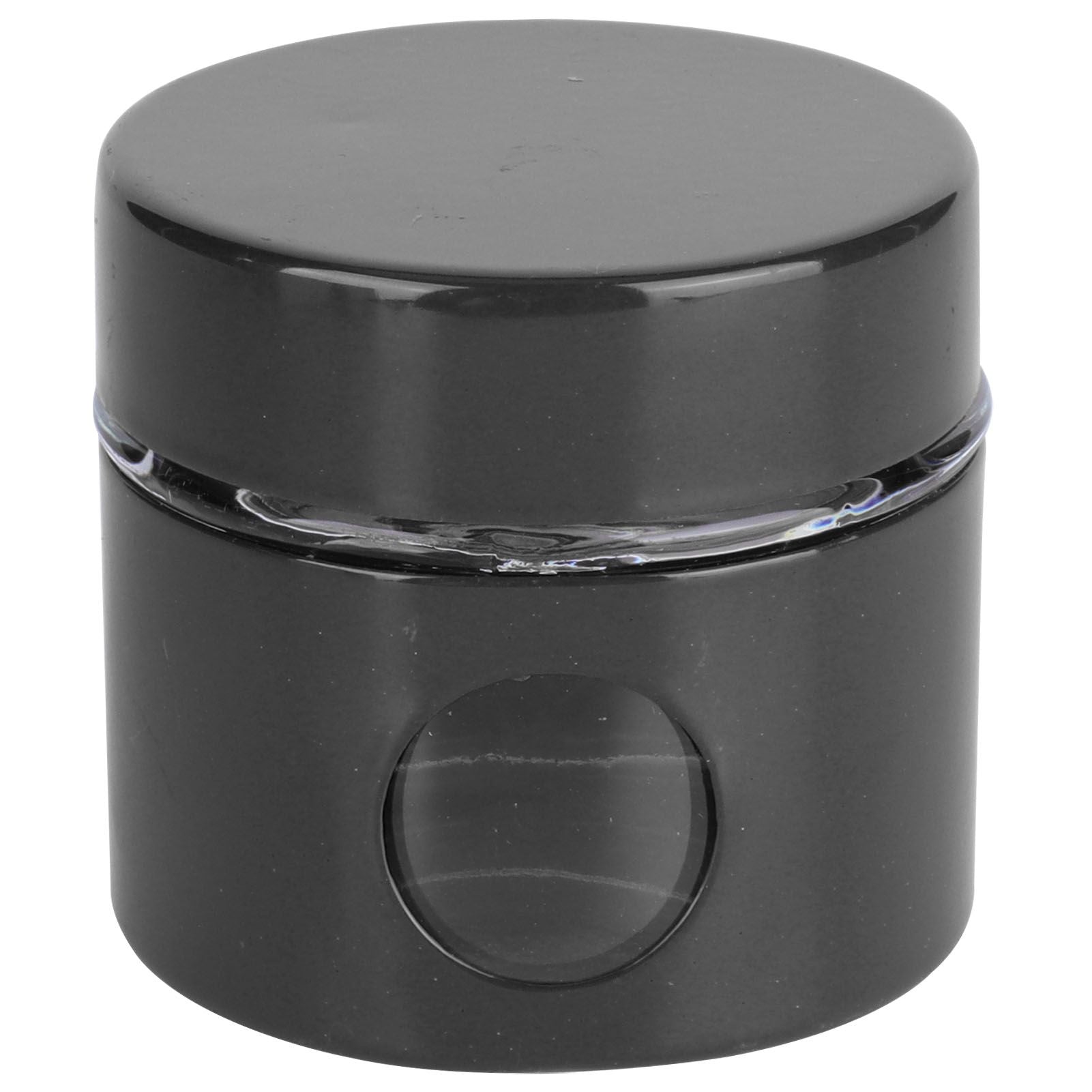 Coffee Bean Container Iron Glass Mini Sealed Jar Kitchen Storage Tank for Beans TeaBlack