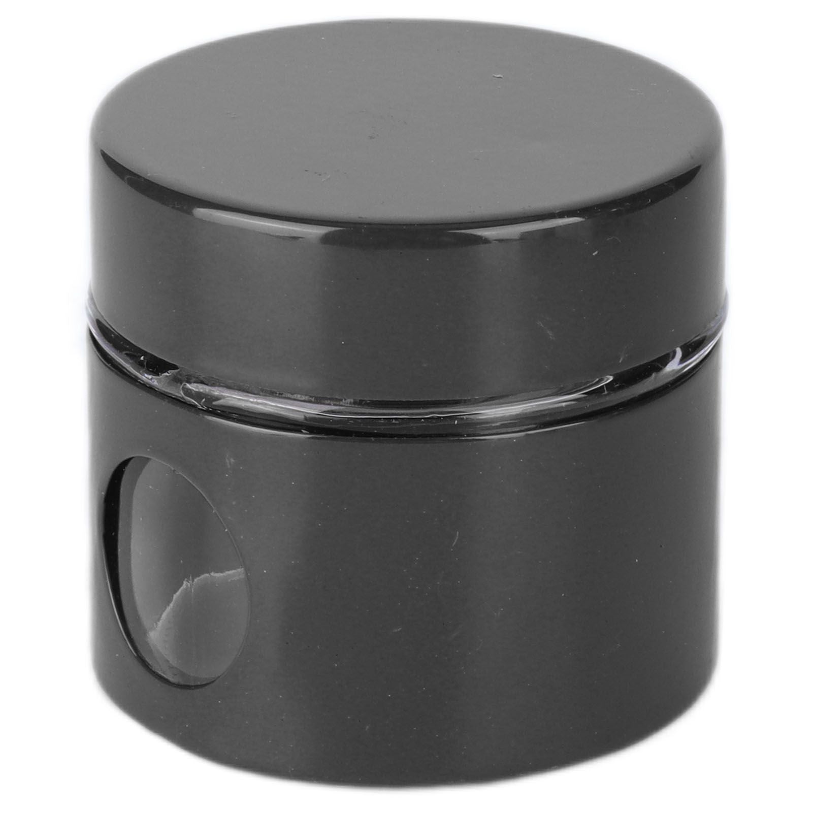 Coffee Bean Container Iron Glass Mini Sealed Jar Kitchen Storage Tank for Beans TeaBlack