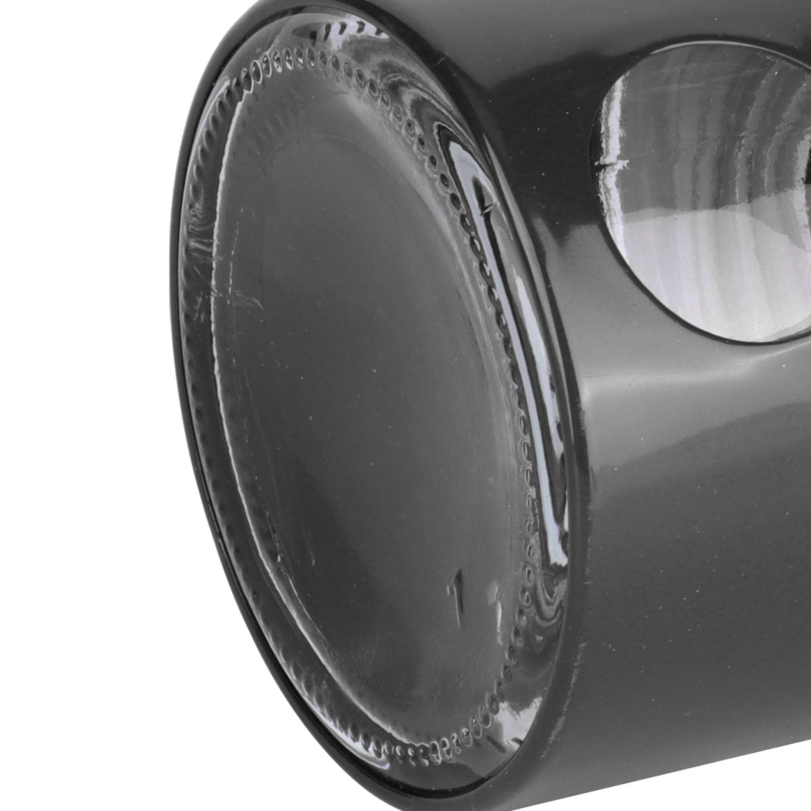 Coffee Bean Container Iron Glass Mini Sealed Jar Kitchen Storage Tank for Beans TeaBlack