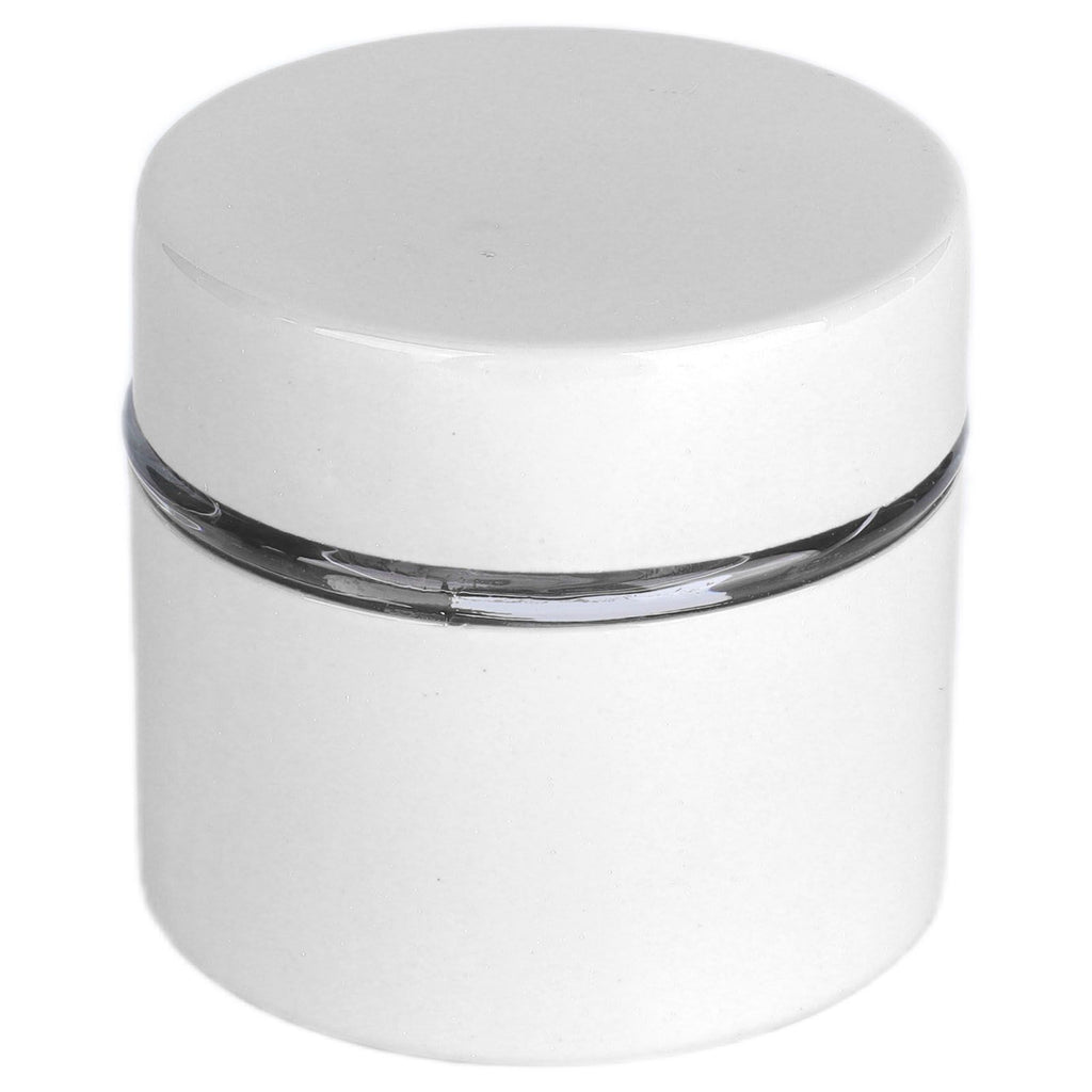 Coffee Bean Container Iron Glass Mini Sealed Jar Kitchen Storage Tank for Beans TeaWhite
