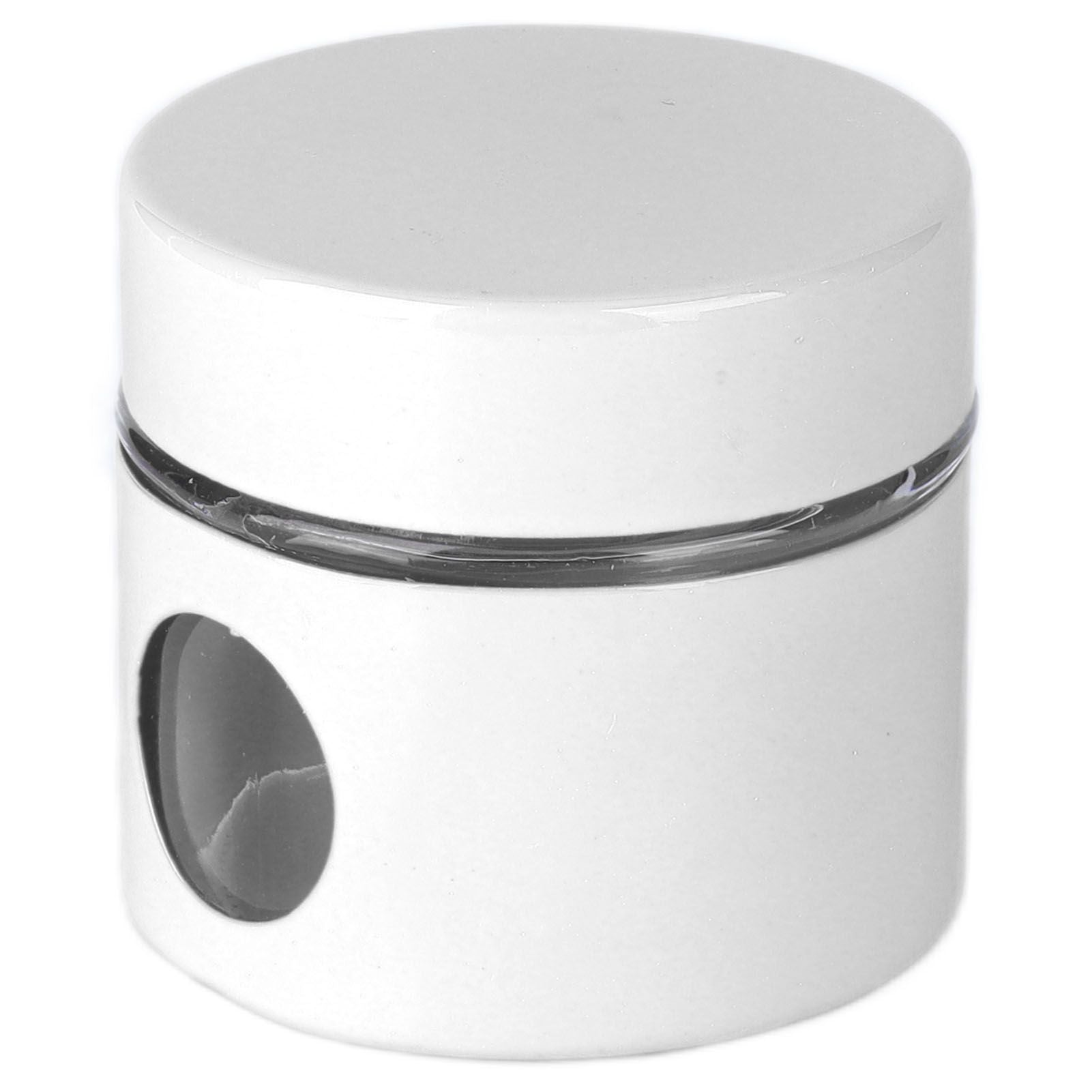 Coffee Bean Container Iron Glass Mini Sealed Jar Kitchen Storage Tank for Beans TeaWhite