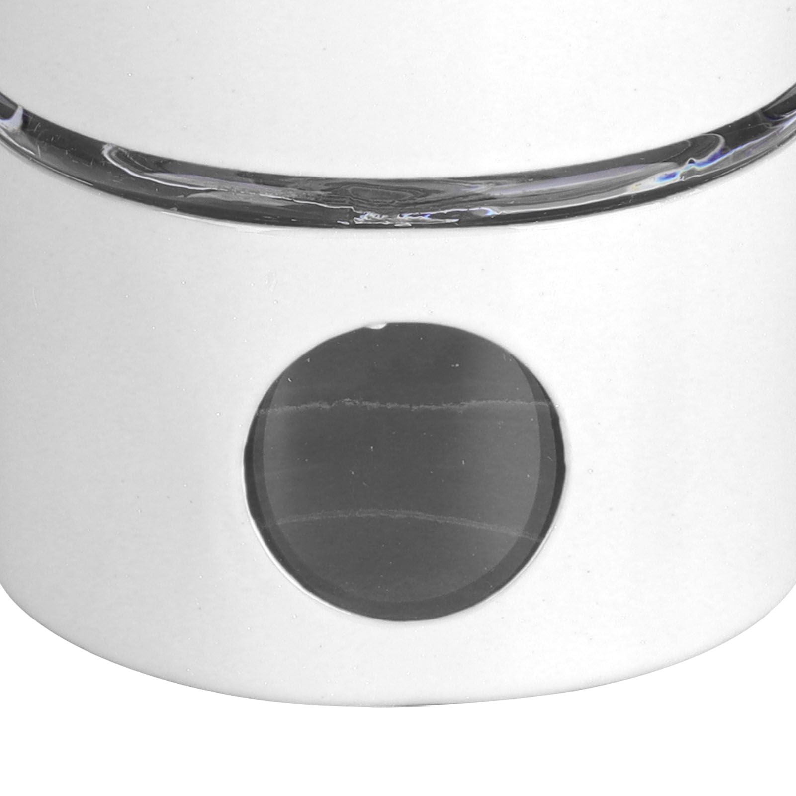 Coffee Bean Container Iron Glass Mini Sealed Jar Kitchen Storage Tank for Beans TeaWhite