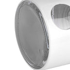 Coffee Bean Container Iron Glass Mini Sealed Jar Kitchen Storage Tank for Beans TeaWhite