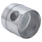 Coffee Bean Container Iron Glass Mini Sealed Jar Kitchen Storage Tank for Beans TeaSilver