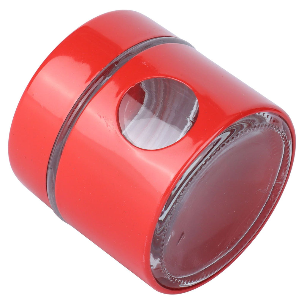 Coffee Bean Container Iron Glass Mini Sealed Jar Kitchen Storage Tank for Beans TeaRed