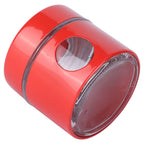 Coffee Bean Container Iron Glass Mini Sealed Jar Kitchen Storage Tank for Beans TeaRed