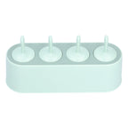 Ice Cream Mold Durable Reusable Food Grade Silicone Mould DIY Tools for Home KitchenGreen