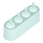 Ice Cream Mold Durable Reusable Food Grade Silicone Mould DIY Tools for Home KitchenGreen