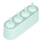 Ice Cream Mold Durable Reusable Food Grade Silicone Mould DIY Tools for Home KitchenGreen