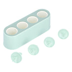 Ice Cream Mold Durable Reusable Food Grade Silicone Mould DIY Tools for Home KitchenGreen