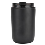 280ml Coffee Cup Household Portable Large Capacity Silicone Stainless Steel Vacuum Flask for Birthday GiftBlack