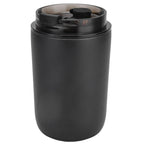 280ml Coffee Cup Household Portable Large Capacity Silicone Stainless Steel Vacuum Flask for Birthday GiftBlack