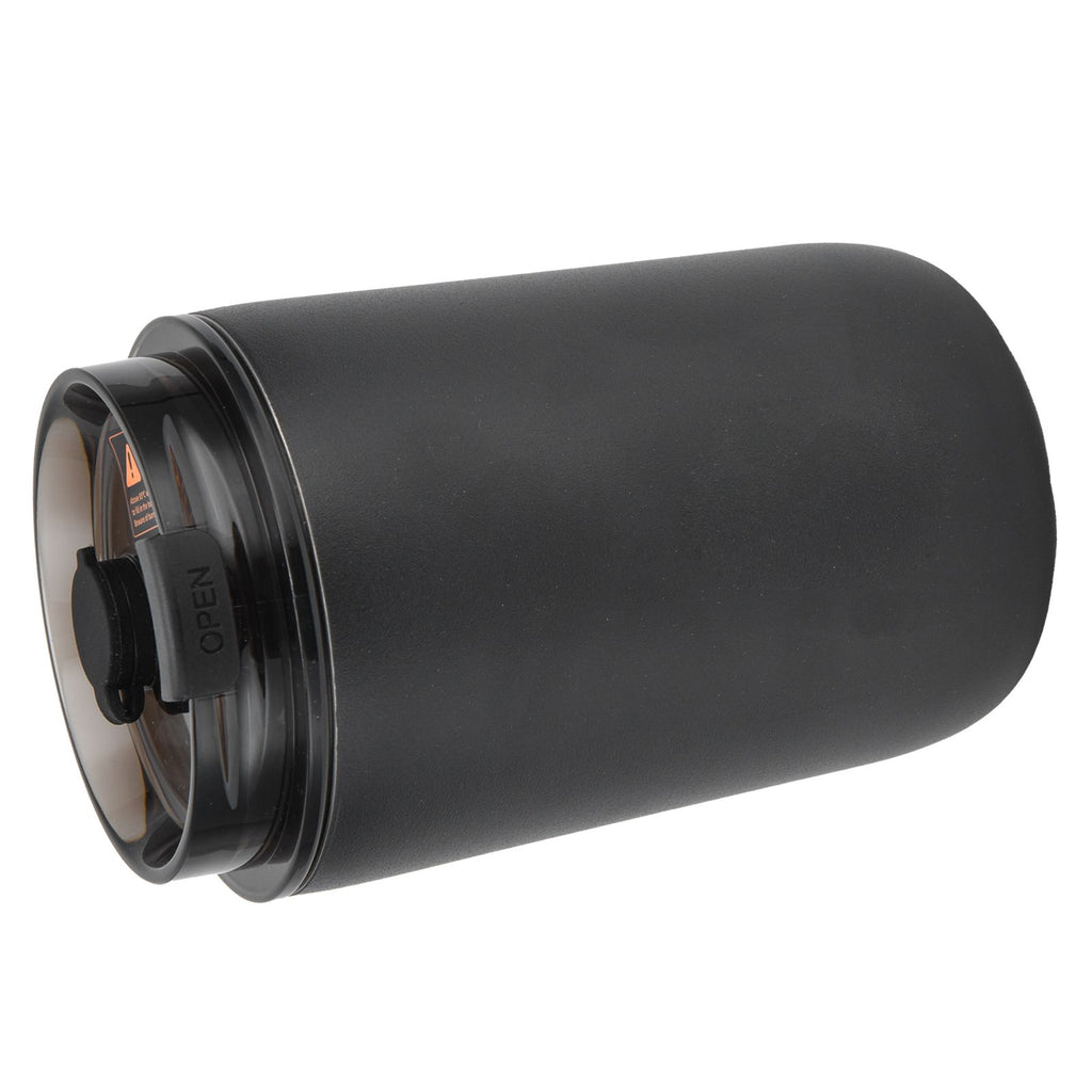 280ml Coffee Cup Household Portable Large Capacity Silicone Stainless Steel Vacuum Flask for Birthday GiftBlack