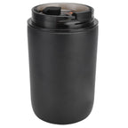280ml Coffee Cup Household Portable Large Capacity Silicone Stainless Steel Vacuum Flask for Birthday GiftBlack