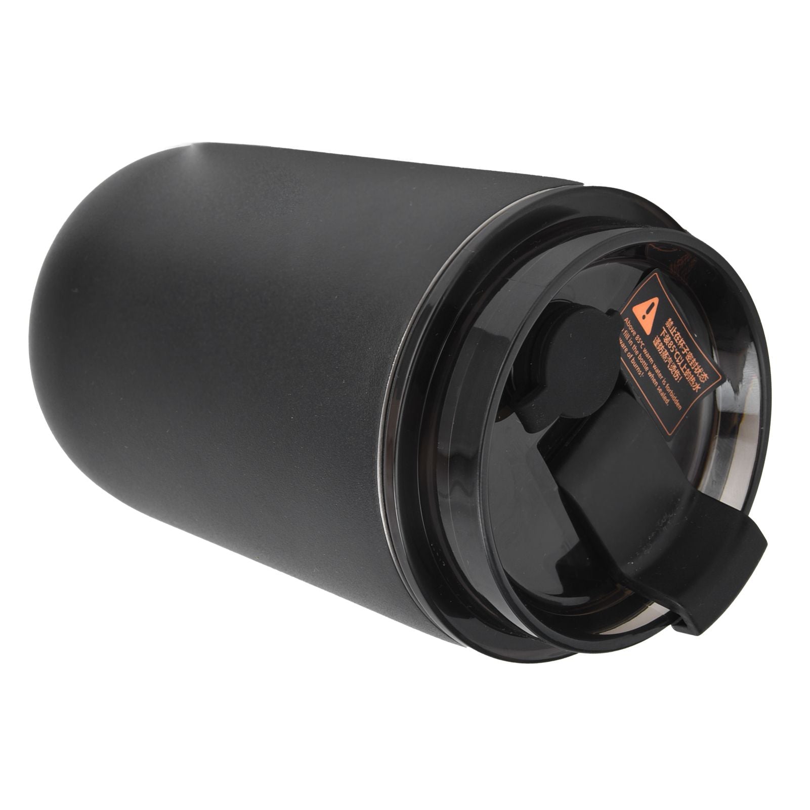 280ml Coffee Cup Household Portable Large Capacity Silicone Stainless Steel Vacuum Flask for Birthday GiftBlack