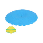Silicone Lid Dustproof and Heat Resistant Hot and Cold Beverage Cup Cover for Kitchen HomeBlue