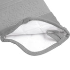 Insulation Gloves Thickened Silicone Barbecue Microwave Oven Anti Scalding Glove for Kitchen Baking CookingGray