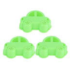 3Pcs Car Sandwich Cutter Food Grade Safe Convenient Easy Encourage Kids Cookie Mold