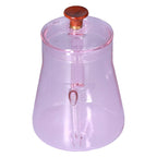 Long Spout Kettle Large Capacity Heat Resistant Easy to Clean Long Mouth Coffee PotPink