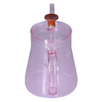 Long Spout Kettle Large Capacity Heat Resistant Easy to Clean Long Mouth Coffee PotPink