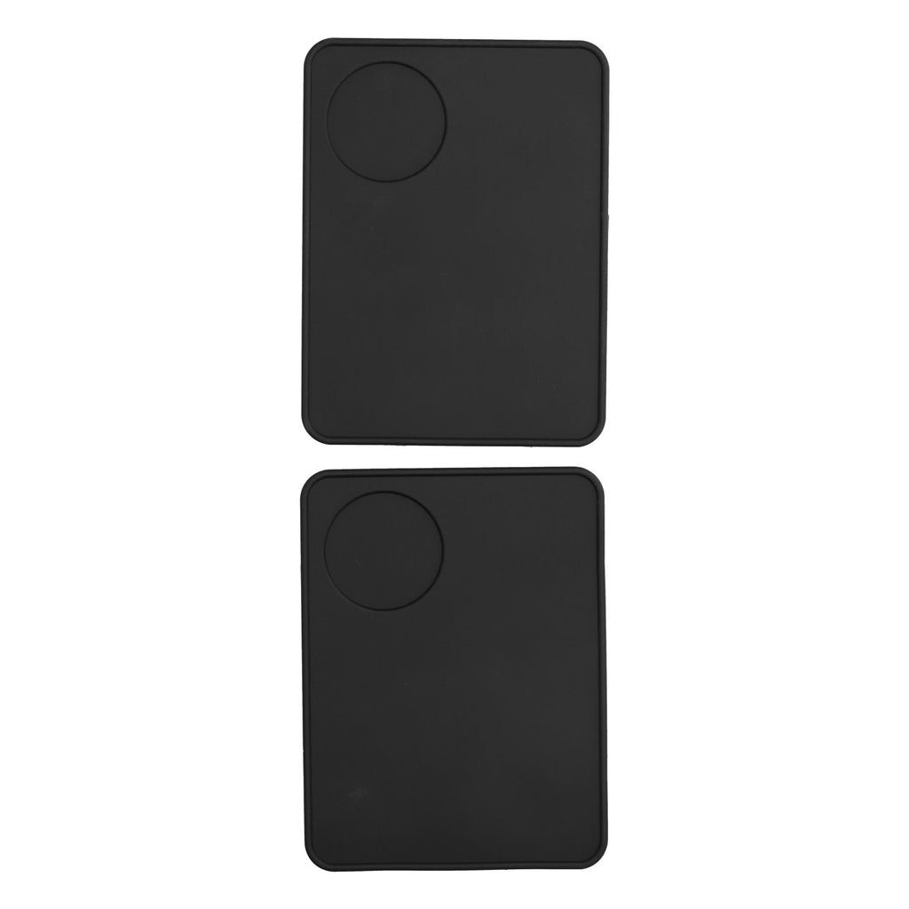 2 Pcs Coffee Tamper Mat Anti Slip Silicone Coffee Powder Tamping Pad for Home Kitchen Bar