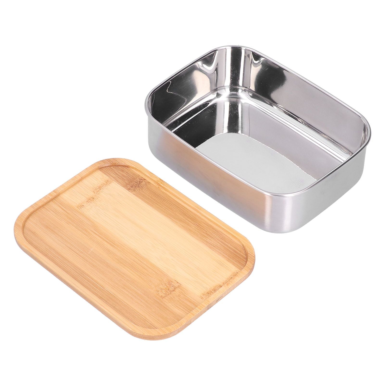 Bento Lunch Box 304 Stainless Steel Secure Bento Boxes with Lids for Students WorkersS