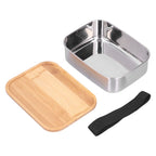 Bento Lunch Box 304 Stainless Steel Secure Bento Boxes with Lids for Students WorkersS