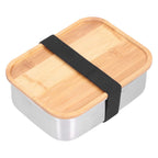Bento Lunch Box 304 Stainless Steel Secure Bento Boxes with Lids for Students WorkersS