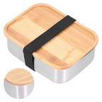 Bento Lunch Box 304 Stainless Steel Secure Bento Boxes with Lids for Students WorkersS